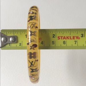 Louis Vuitton Jewelry - Louis Vuitton yellow resin bangle bracelet Louis Vuitton Jewelry - Louis Vuitton yellow resin bangle bracelet